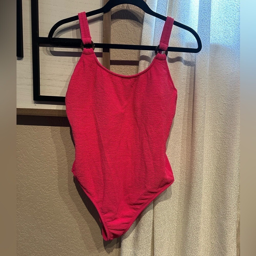Shade & Shore one piece bikini swimsuit pink‎ #1A